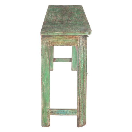 Large Vintage Wood Door Console Table from Home Trends & Design - Luna Furniture