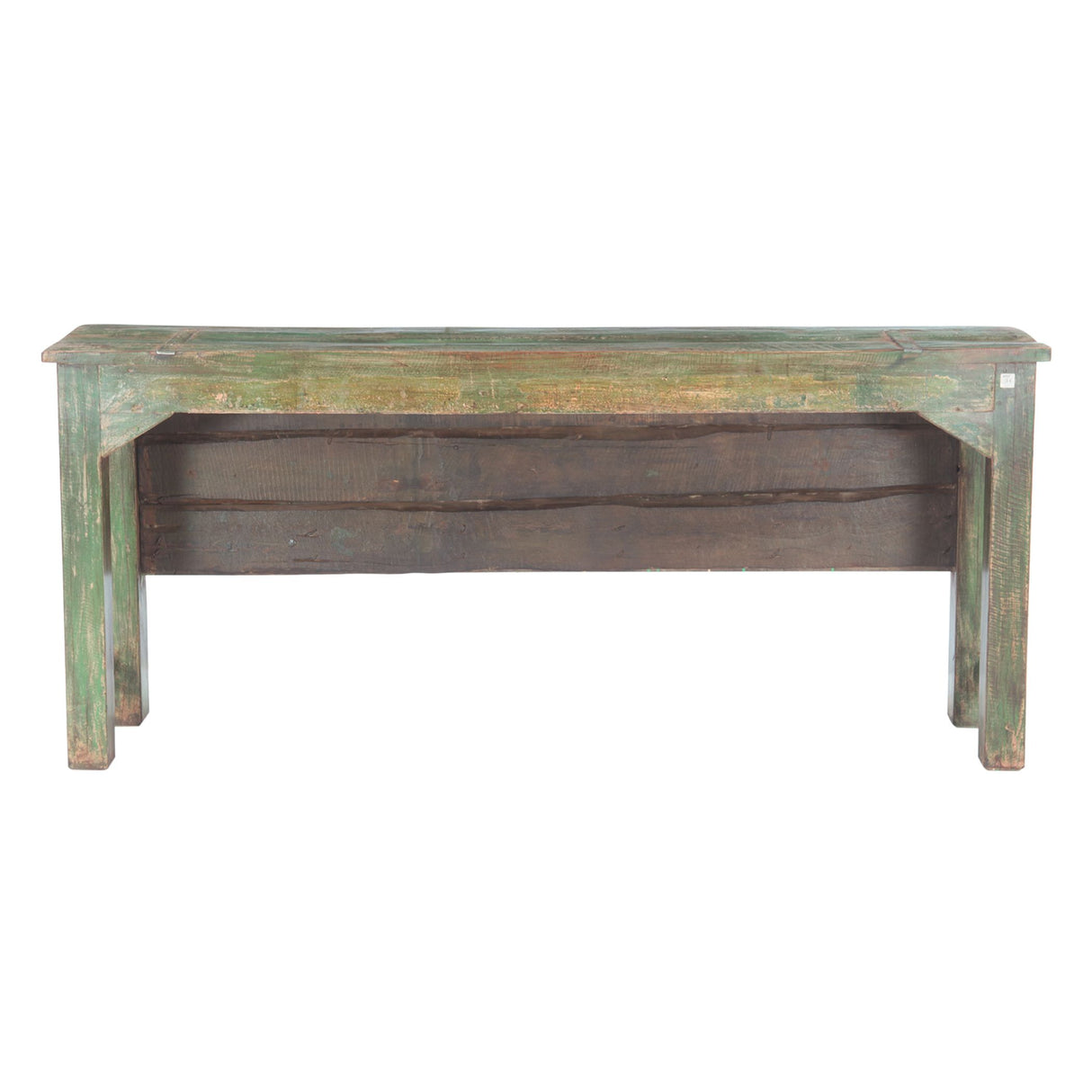 Large Vintage Wood Door Console Table
