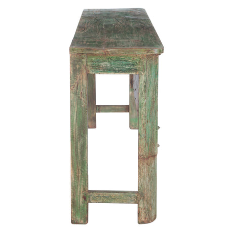 Large Vintage Wood Door Console Table from Home Trends & Design - Luna Furniture