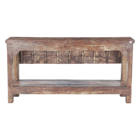 Wood Door Console Table with Bottom Shelf from Home Trends & Design - Luna Furniture