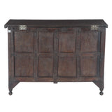 Wood Console Table with Built In Storage Box