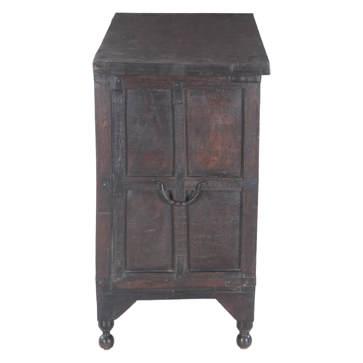 Wood Console Table with Built In Storage Box