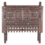 Finely Carved Large Wood Damchiya Chest