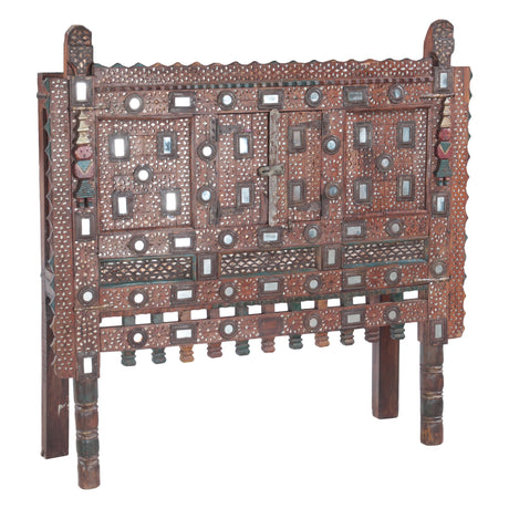 Finely Carved Large Wood Damchiya Chest from Home Trends & Design - Luna Furniture