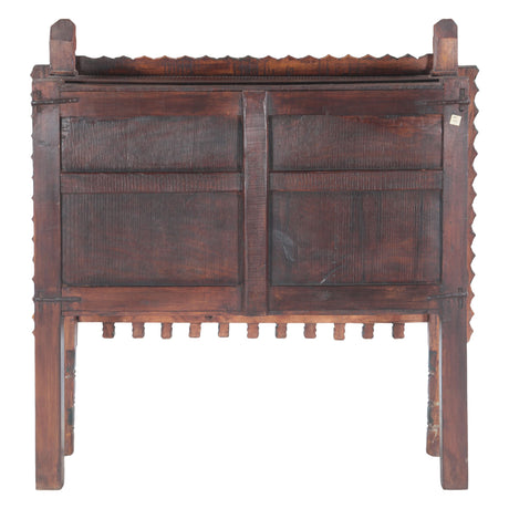 Finely Carved Large Wood Damchiya Chest from Home Trends & Design - Luna Furniture