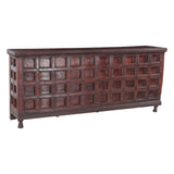 Wooden Console Table with Shelf