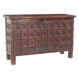 Wood Console Table with Storage