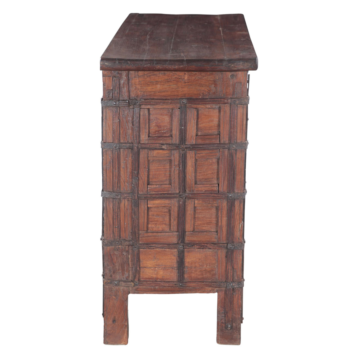Wood Console Table with Storage