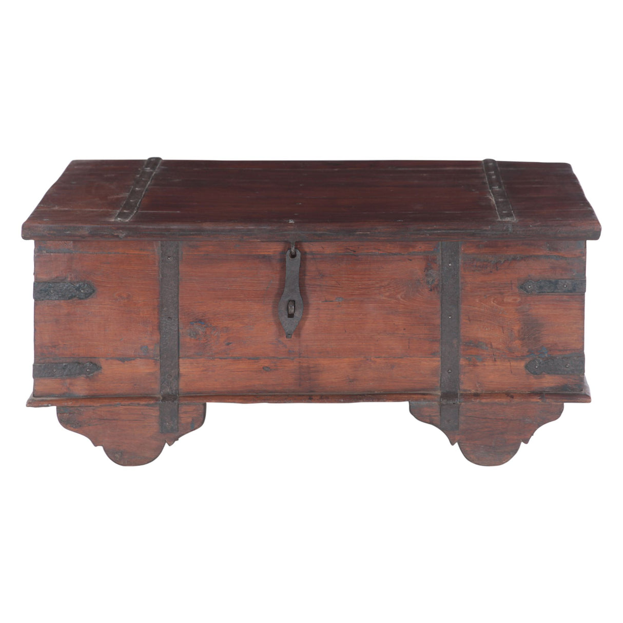 Wooden Storage Box with Wheels