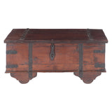Wooden Storage Box with Wheels