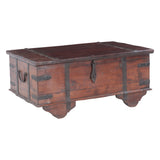 Wooden Storage Box with Wheels