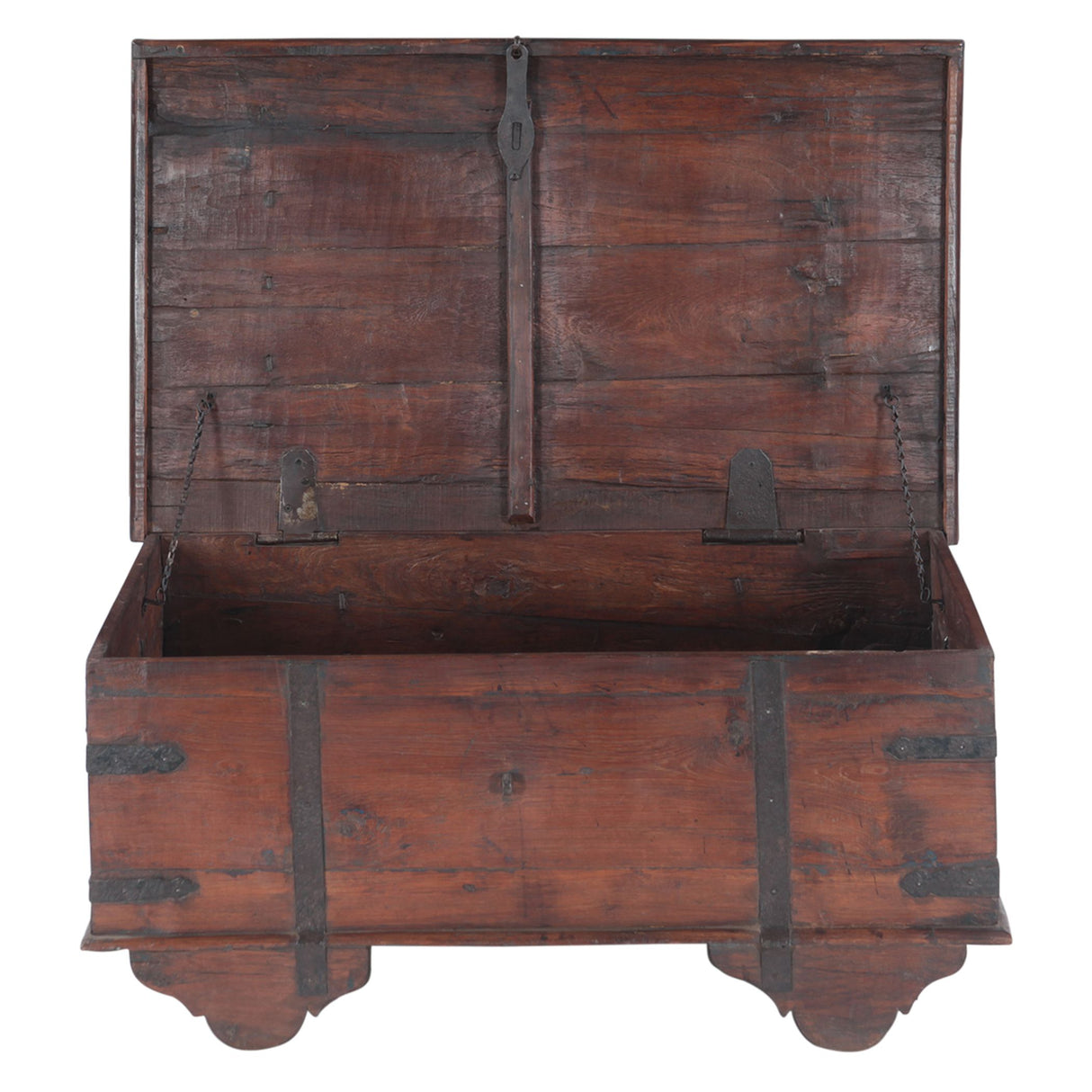 Wooden Storage Box with Wheels