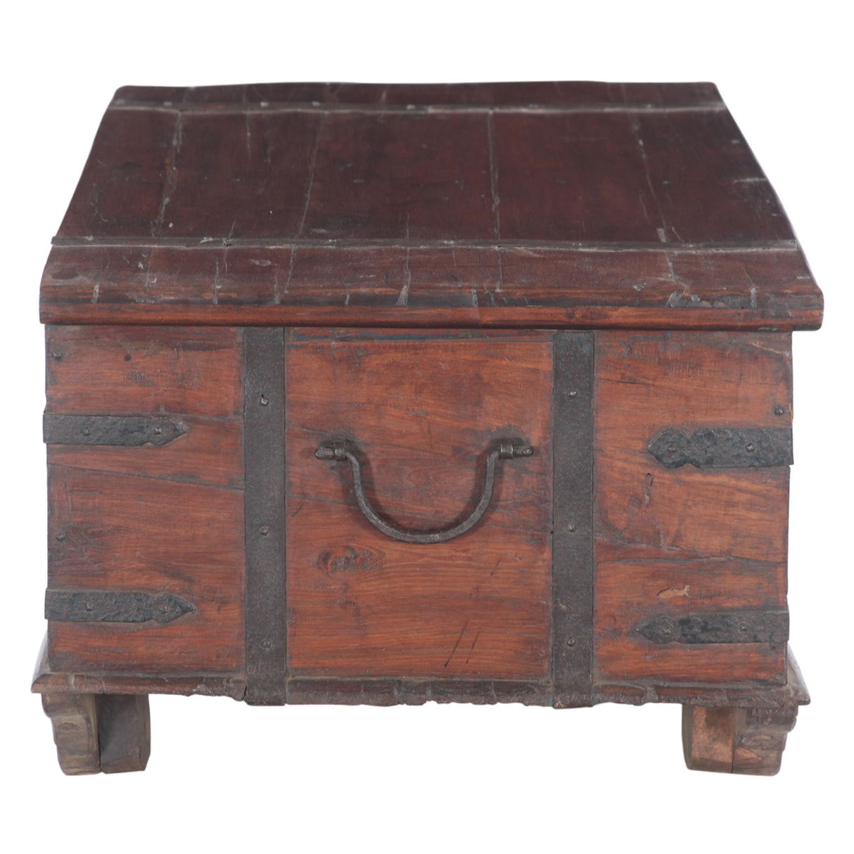 Wooden Storage Box with Wheels