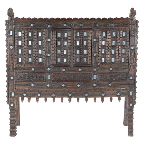 Finely Carved Damchiya Cabinet from Home Trends & Design - Luna Furniture