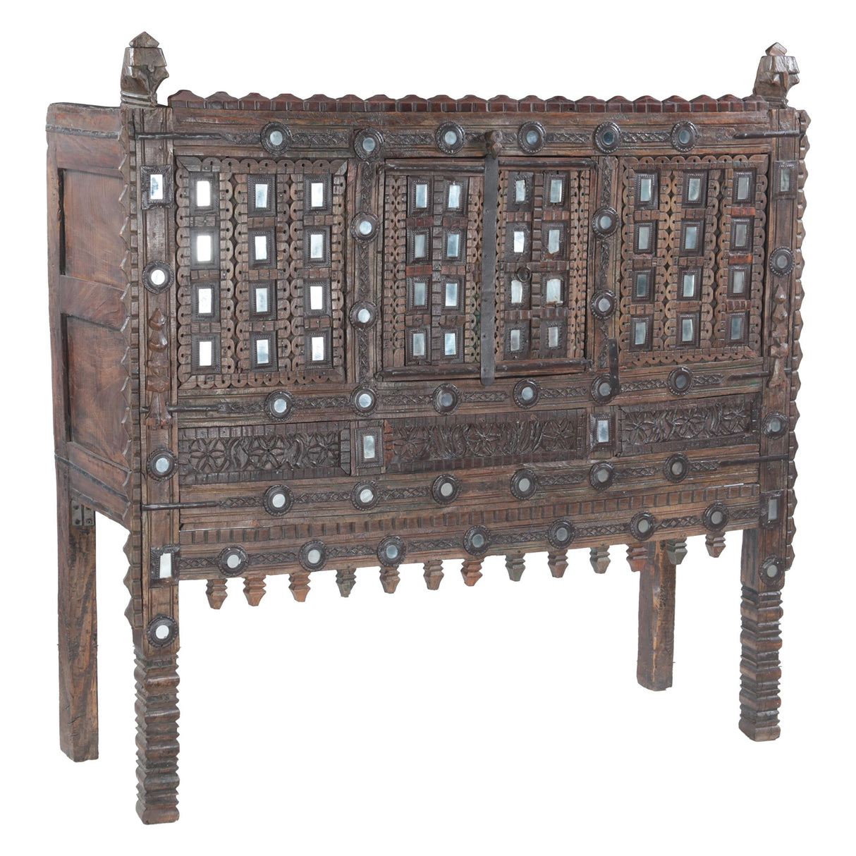 Finely Carved Damchiya Cabinet
