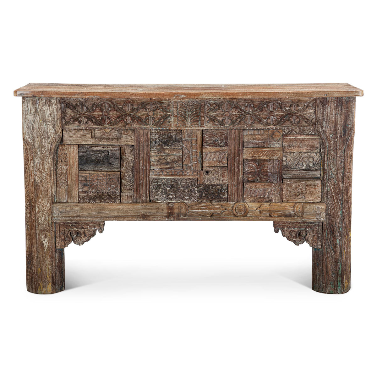 Large Carved Wooden Console Table from Home Trends & Design - Luna Furniture