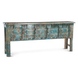 Hand Carved Reclaimed Door Console Table from Home Trends & Design - Luna Furniture