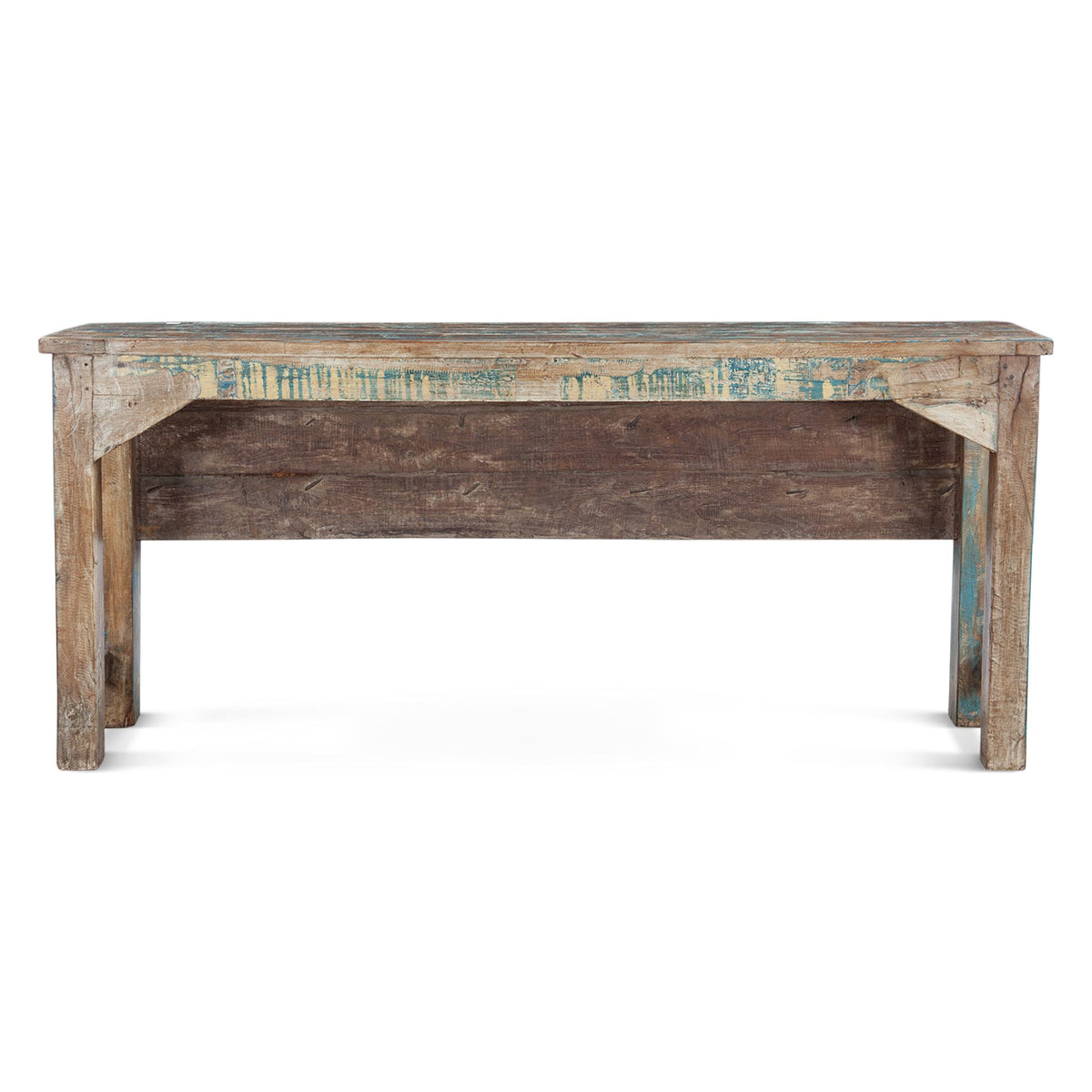 Hand Carved Reclaimed Door Console Table from Home Trends & Design - Luna Furniture