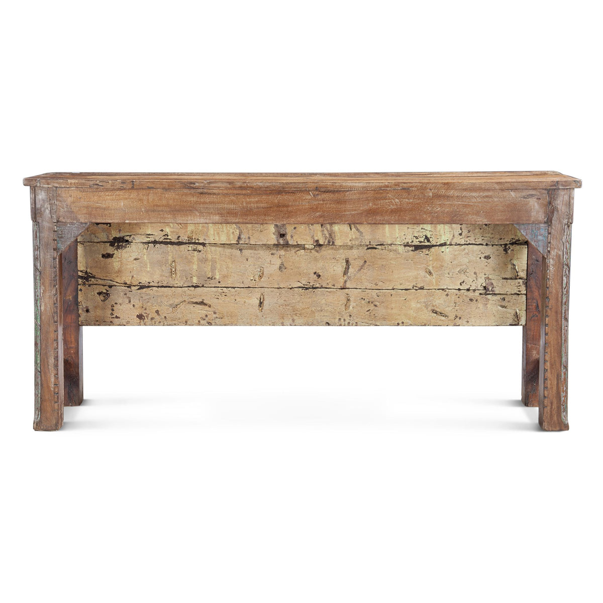 Finely Carved Wood Door Console Table from Home Trends & Design - Luna Furniture