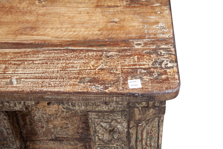 Finely Carved Wood Door Console Table from Home Trends & Design - Luna Furniture