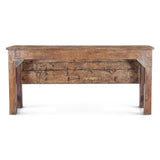 Finely Carved Wood Door Console Table from Home Trends & Design - Luna Furniture