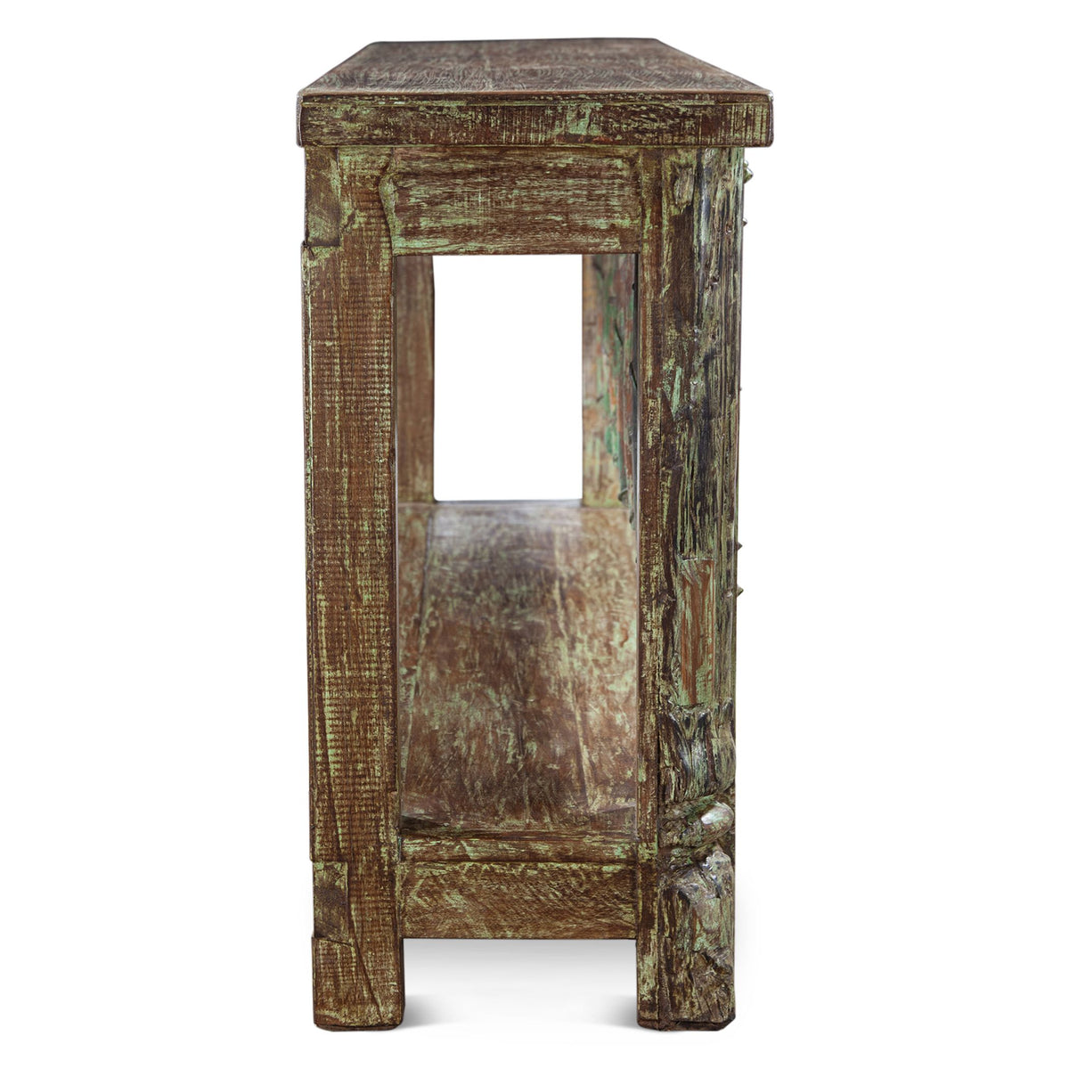 Reclaimed Door Console Table with Bottom Shelf from Home Trends & Design - Luna Furniture