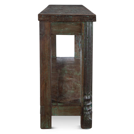 Reclaimed Door Console Table with Bottom Shelf from Home Trends & Design - Luna Furniture
