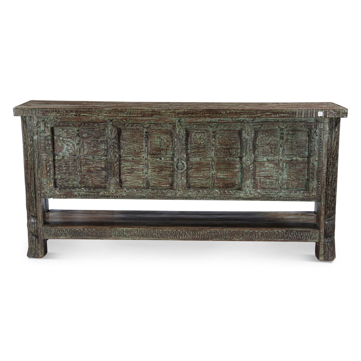 Reclaimed Door Console Table with Bottom Shelf from Home Trends & Design - Luna Furniture