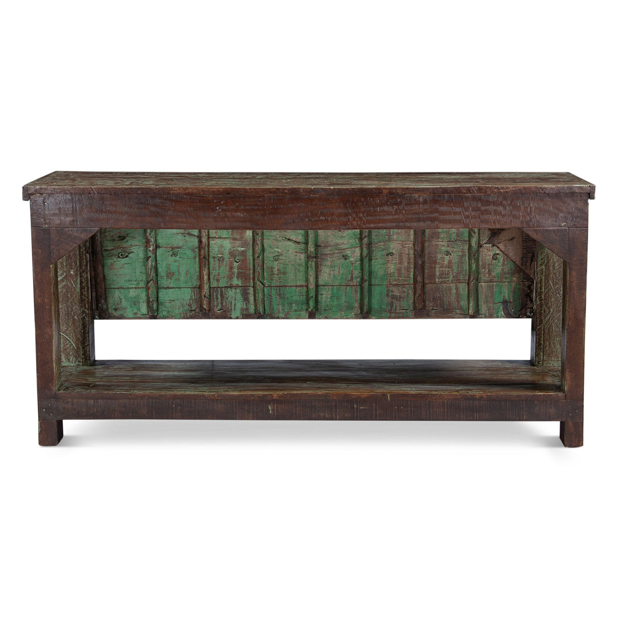 Reclaimed Door Console Table with Bottom Shelf from Home Trends & Design - Luna Furniture
