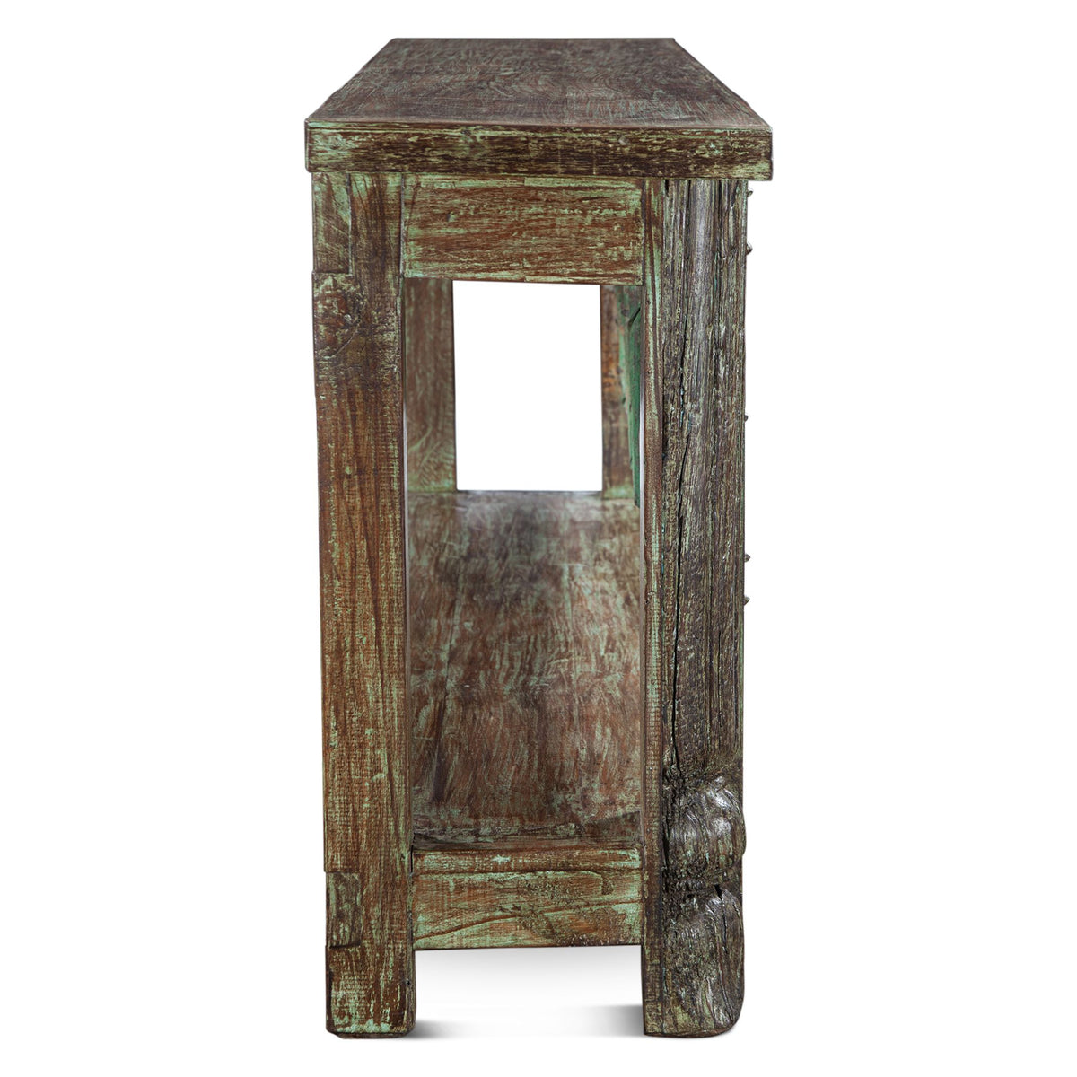 Reclaimed Door Console Table with Bottom Shelf from Home Trends & Design - Luna Furniture