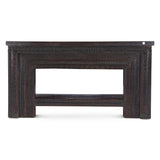Hand Carved Wood Console Table with Bottom Shelf from Home Trends & Design - Luna Furniture