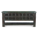 Finely Carved Wood Door Console Table with Bottom Shelf from Home Trends & Design - Luna Furniture