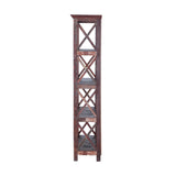 Tall Wooden Book Rack from Home Trends & Design - Luna Furniture