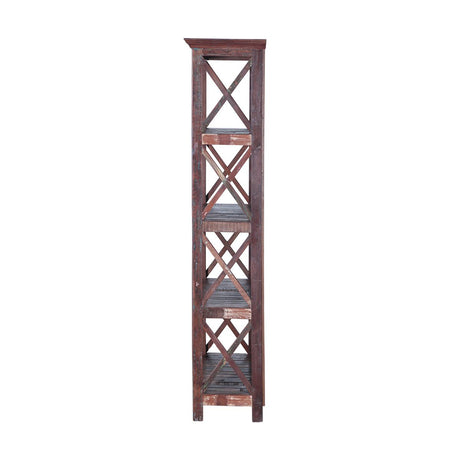 Tall Wooden Book Rack from Home Trends & Design - Luna Furniture