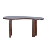 Kidney Shaped Wood Writing Desk from Home Trends & Design - Luna Furniture