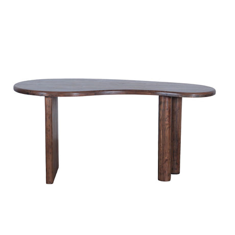 Kidney Shaped Wood Writing Desk from Home Trends & Design - Luna Furniture