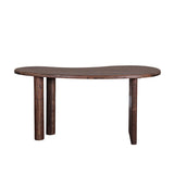 Kidney Shaped Wood Writing Desk from Home Trends & Design - Luna Furniture