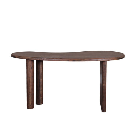 Kidney Shaped Wood Writing Desk from Home Trends & Design - Luna Furniture