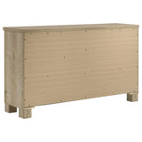 Oakglen Weathered Oak 6-Drawer Bedroom Dresser from Coaster - Luna Furniture