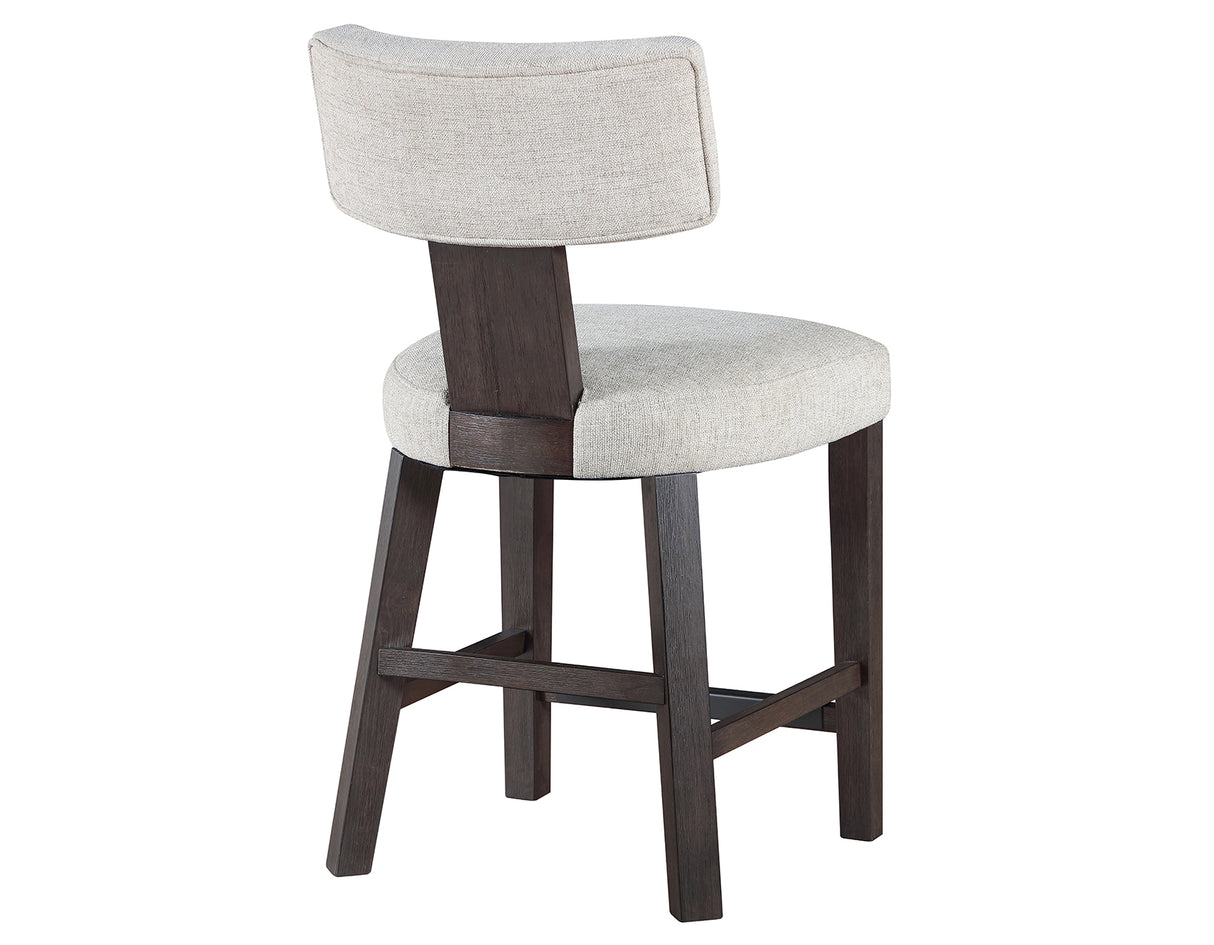 Oakley Charcoal Brown Counter Height Chair, Set of 2 from Steve Silver - Luna Furniture