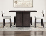 Oakley Charcoal Brown Counter Height Chair, Set of 2 from Steve Silver - Luna Furniture
