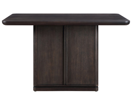 Oakley Charcoal Brown Counter Storage Table from Steve Silver - Luna Furniture