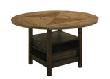 Oakly Brown Round/Square Counter Height Dining Set from Crown Mark - Luna Furniture