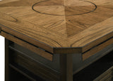 Oakly Brown Round/Square Counter Height Dining Set from Crown Mark - Luna Furniture