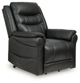 Oatman Carbon Power Lift Recliner from Ashley Furniture - Luna Furniture