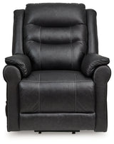 Oatman Carbon Power Lift Recliner from Ashley Furniture - Luna Furniture