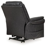 Oatman Carbon Power Lift Recliner from Ashley Furniture - Luna Furniture