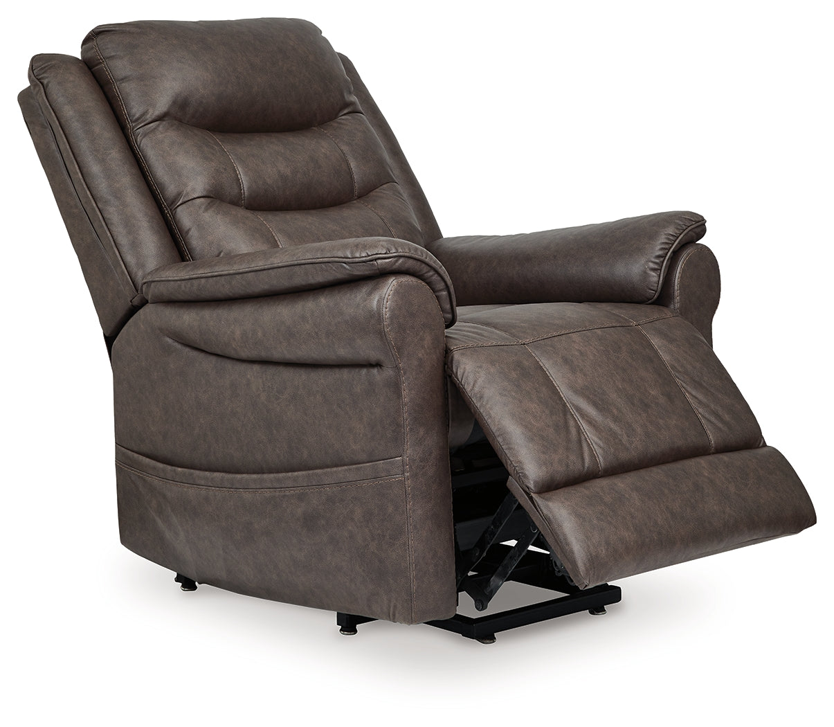 Oatman Umber Power Lift Recliner from Ashley - Luna Furniture