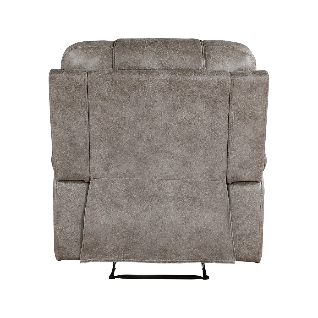Oberon Grayish Brown Double Reclining Living Room Set from Homelegance - Luna Furniture