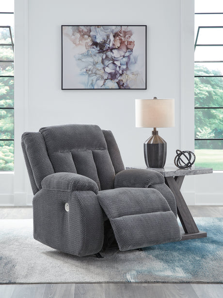 Observation Steel Power Recliner from Ashley - Luna Furniture